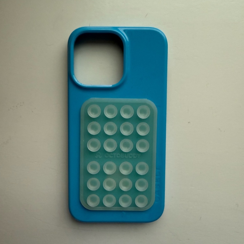 Electric Blue Casely IPhone 13 Pro w/ Octobuddy